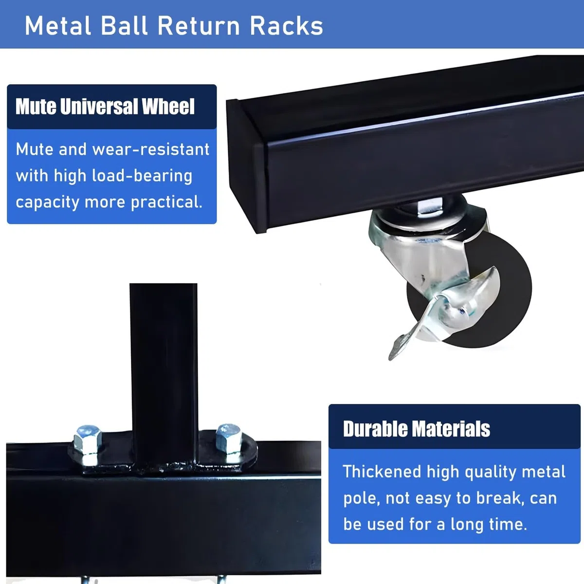 Rete di cattura per palline da ping pong per esercitazioni multi-palla, design a rotolamento per una facile conservazione, adatta a tavoli standard