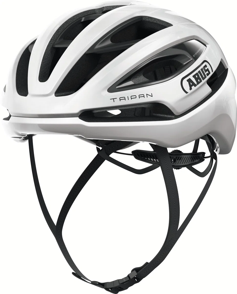 ABUS Casco Gravel, modello Taipan LED – Casco da bicicletta con luce per bicicletta Gravel, leggero, versatile e ben ventilato, con supporto per occhiali, per ragazzi, donne e uomini