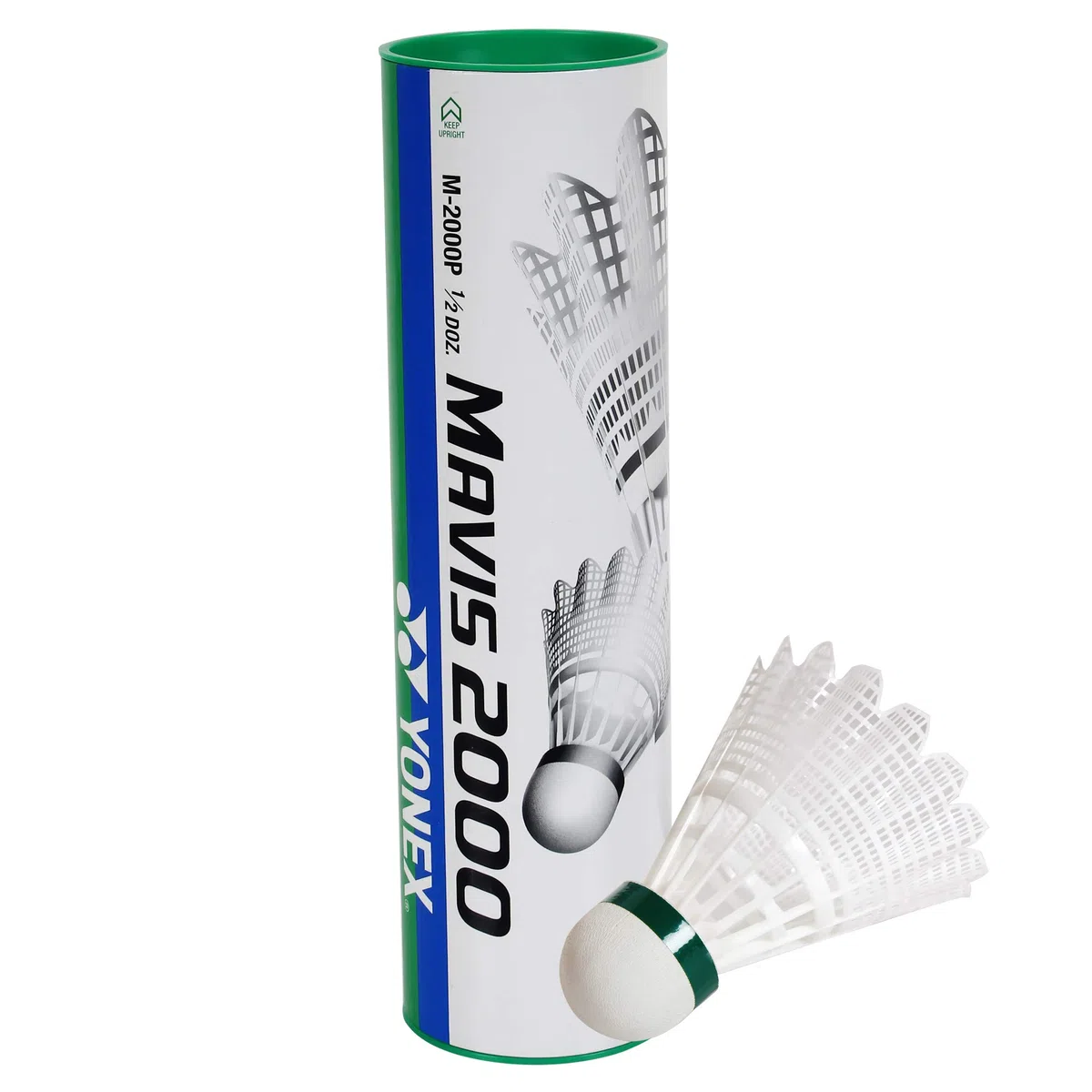 Yonex Mavis 2000 - Volano in nylon, colore: Bianco