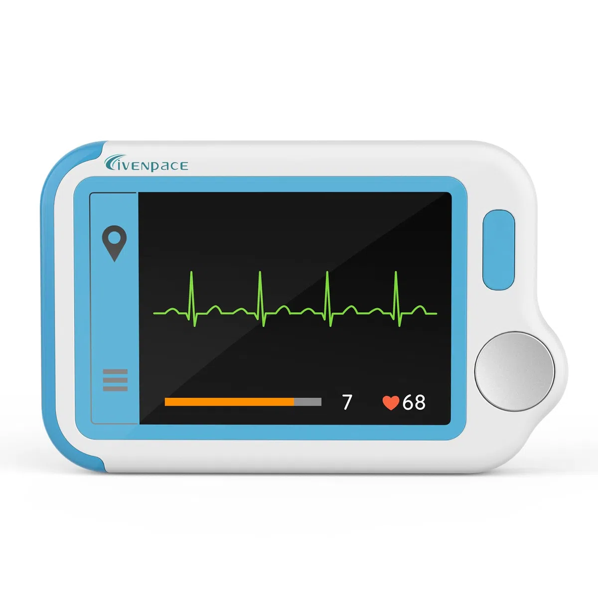 Home Heart Health Monitor, cardiofrequenzimetro portatile con elettrodi, macchina stand-alone compatibile con smartphone e PC
