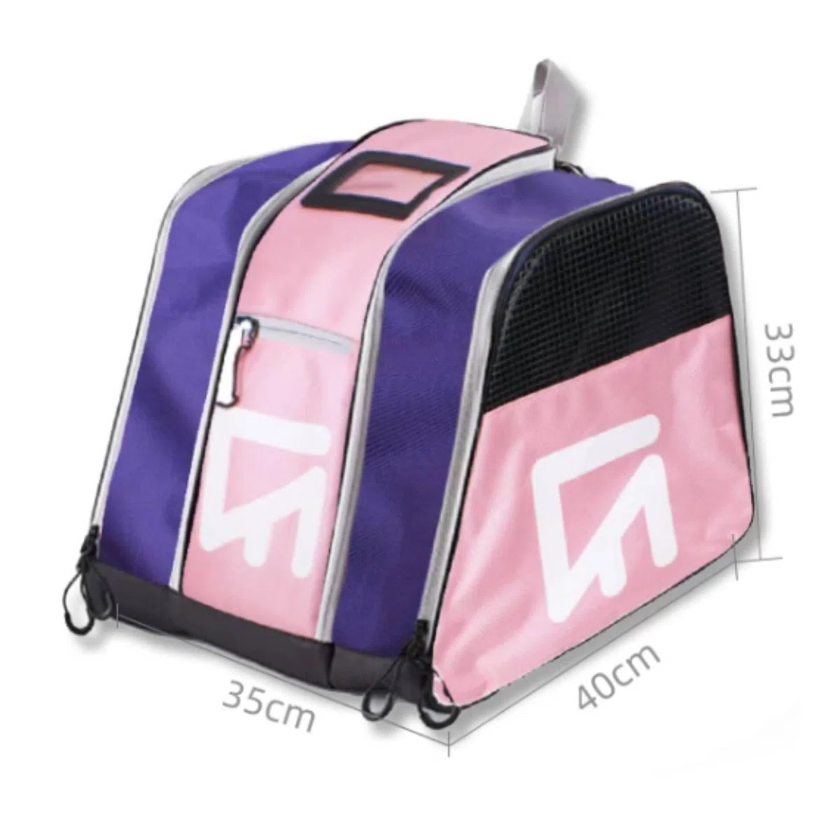 Zaino per Pattini Borsa Pattinaggio Sacca Borsa Attrezzatura Grande Capacità per Casco E Protezioni Nylon Resistente Adatto per Pista di Pattinaggio Allenamenti Viaggi