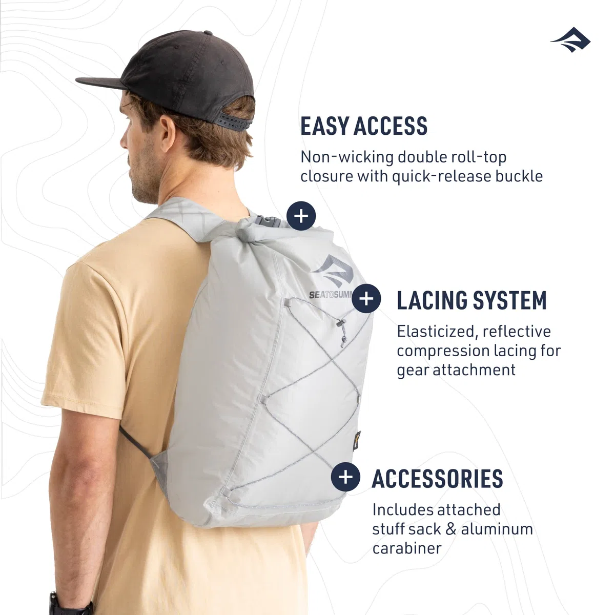 Sea to Summit Zaino Ultra-SIL Dry 22, High Rise