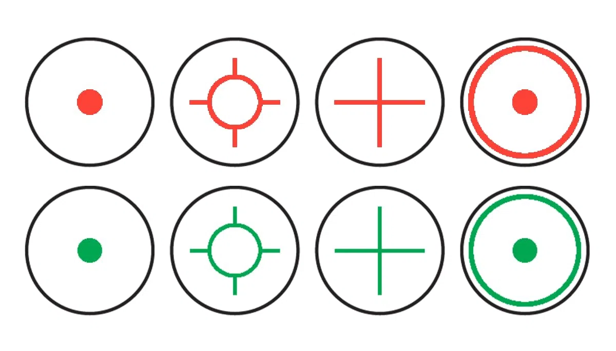 Konus Ottica con 4 Tipi Diversi di Reticoli