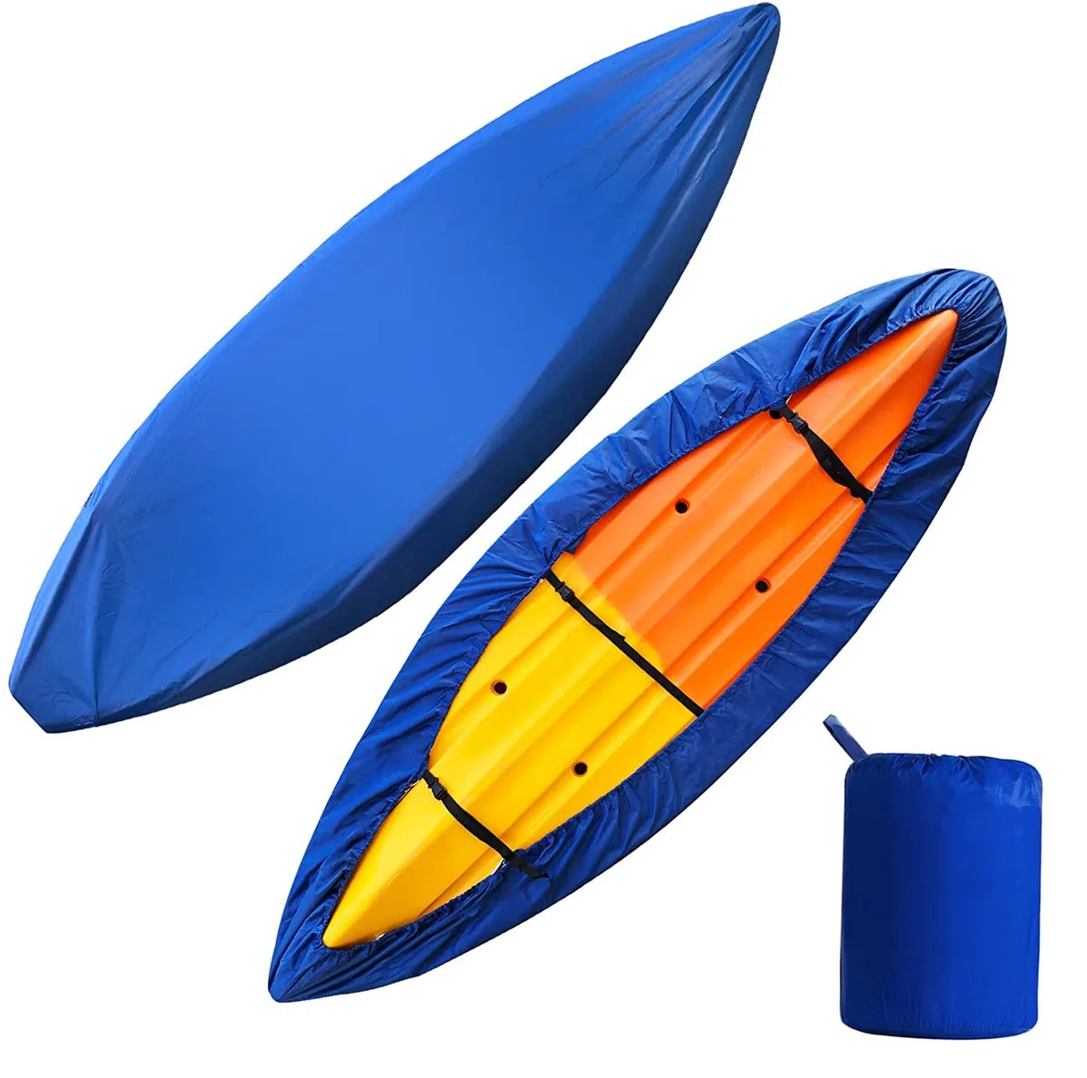 Schleuder Copertura per Kayak, Copercio per Barca di Canoa da 2.1m a 6m, Antipolvere Impermeabile di Stoccaggio Resistente UV, Sport Outdoor