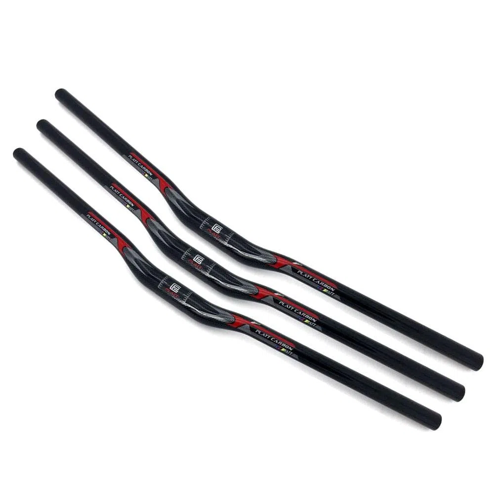 Manubrio Mtb Fibra di carbonio completa Mtb. Manubrio Swallow Light 3K Gloosy flat 31.8mm * 500 520 540 560 580 600 620 640 660 680 700 720 740 760mm Manubrio Mtb Carbonio (Color : 660mm)