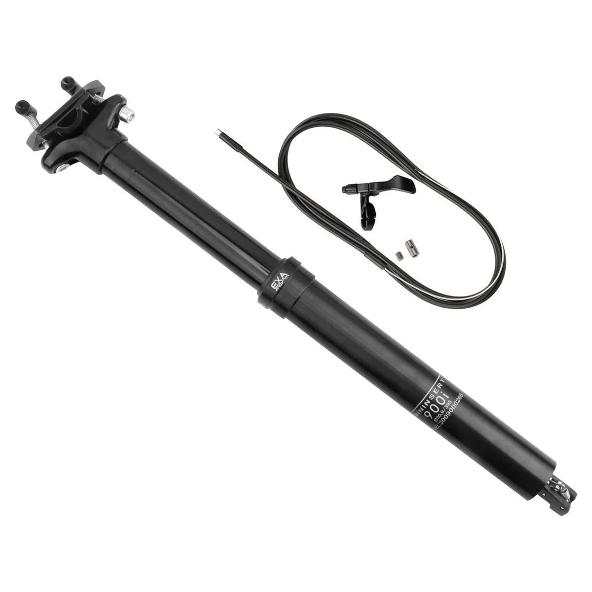 Dropper Post - Reggisella idraulico in lega di alluminio da 30,9/31,6 mm, corsa 125 mm, cavo 1600 mm, lunghezza compatta 39,5 cm, attrezzatura leggera da ciclismo 600-615 g per mountain bike