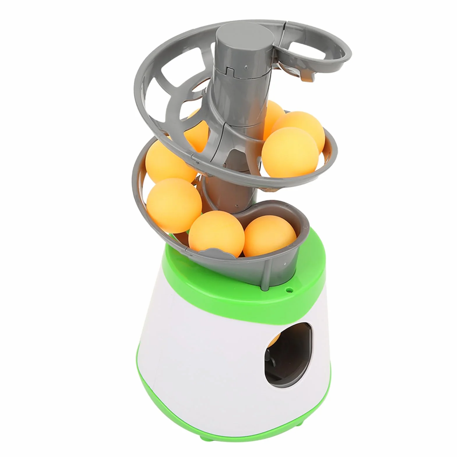 Jiawu Allenatore da Tavolo Tennis con Lanciatore Automatico di Palline ABS | Robot da pong portatile, batteria da 5000 mAh, con 10 palline per fare pratica ai bambini
