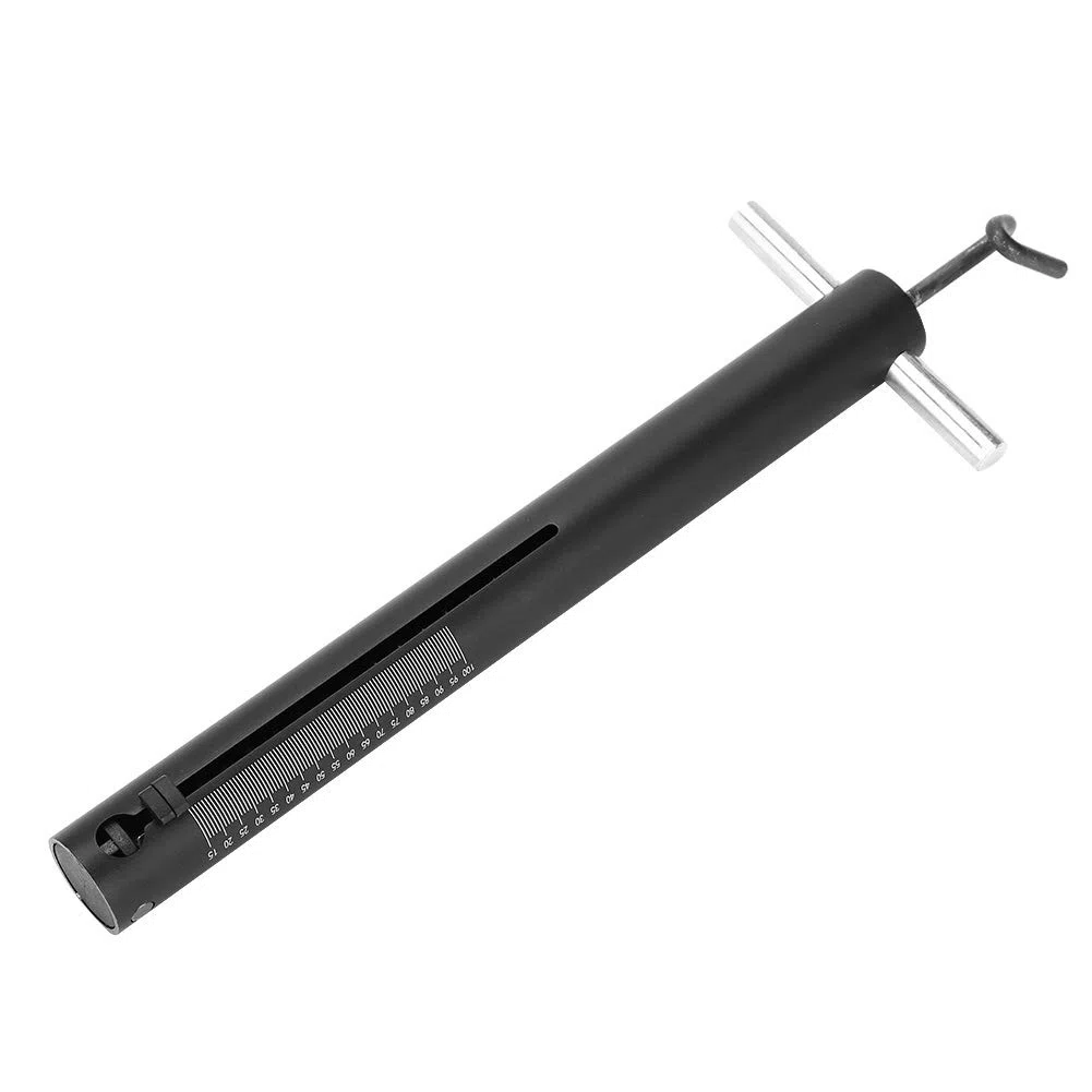 Tiiyee Bilancia Per Arco, Portatile Tiro Con L'Arco Appendere Ricurvo Dinamometro Digitale In Lega Alluminio Compound Tune Scale Peak Calibrata Trazione Dispositivo Molla Meccanica 15 a 100 Libbre