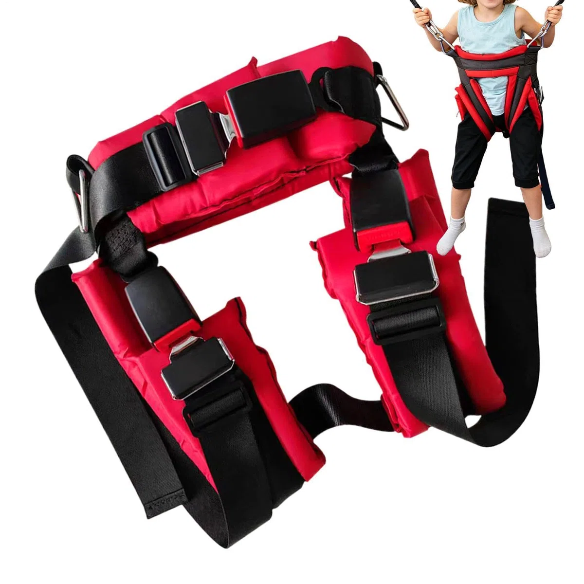 Imbracatura per trampolino per – Cintura di sicurezza di salto per, cinghia di supporto per imbracatura di allenamento per trampolino | Attrezzature di protezione per gli esercizi di parco in p