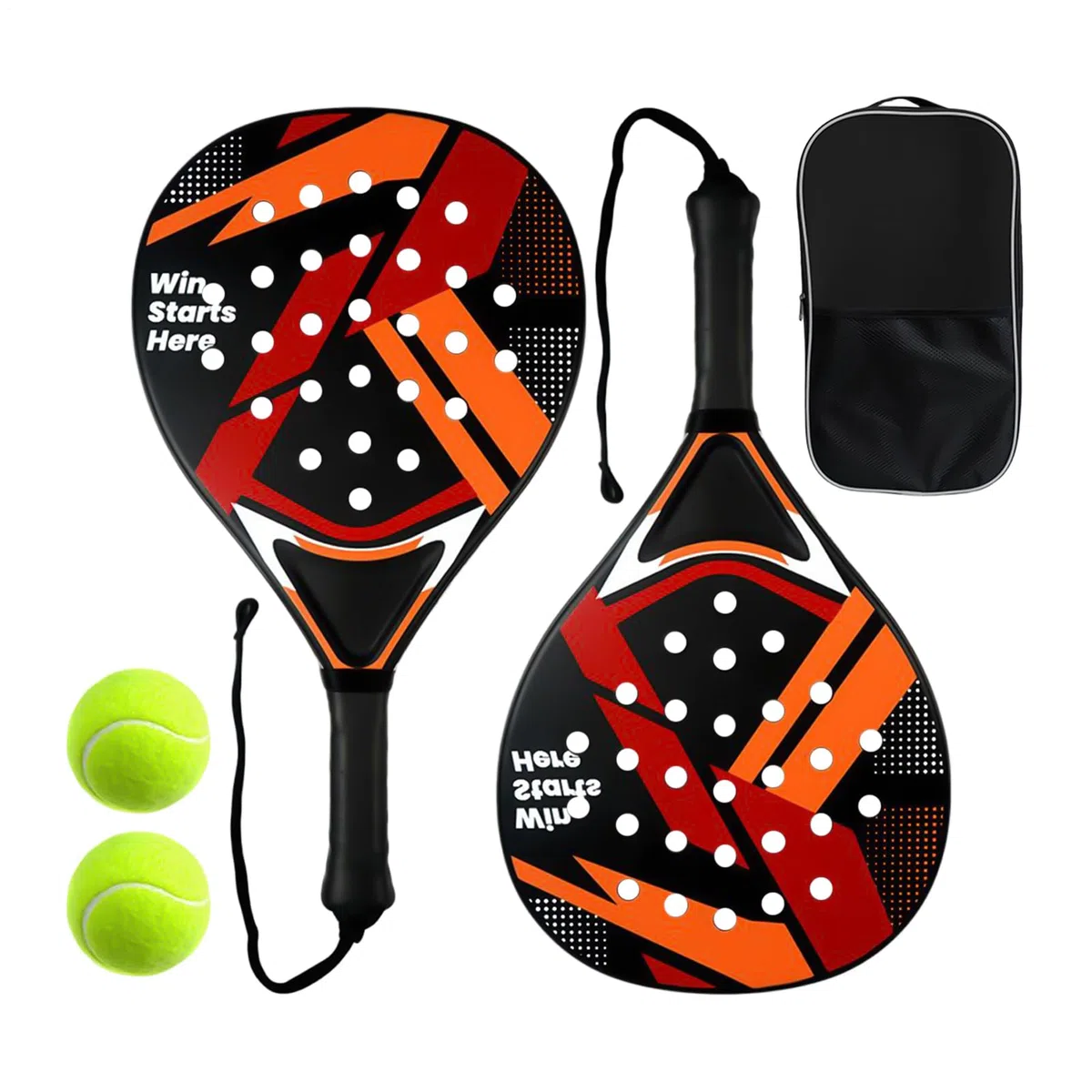 Racchette da Tennis Set Racchette Leggere Antiscivolo E | Set Completo per Per Spiaggia Sport All'aperto Giardino Piscina Uomini Donne Giovani