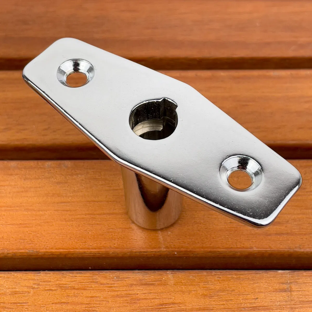 GATE14® Scalmi per Remi Barca 2 Pz con Boccola in Ottone Cromato Passaggio Remo: 40 mm