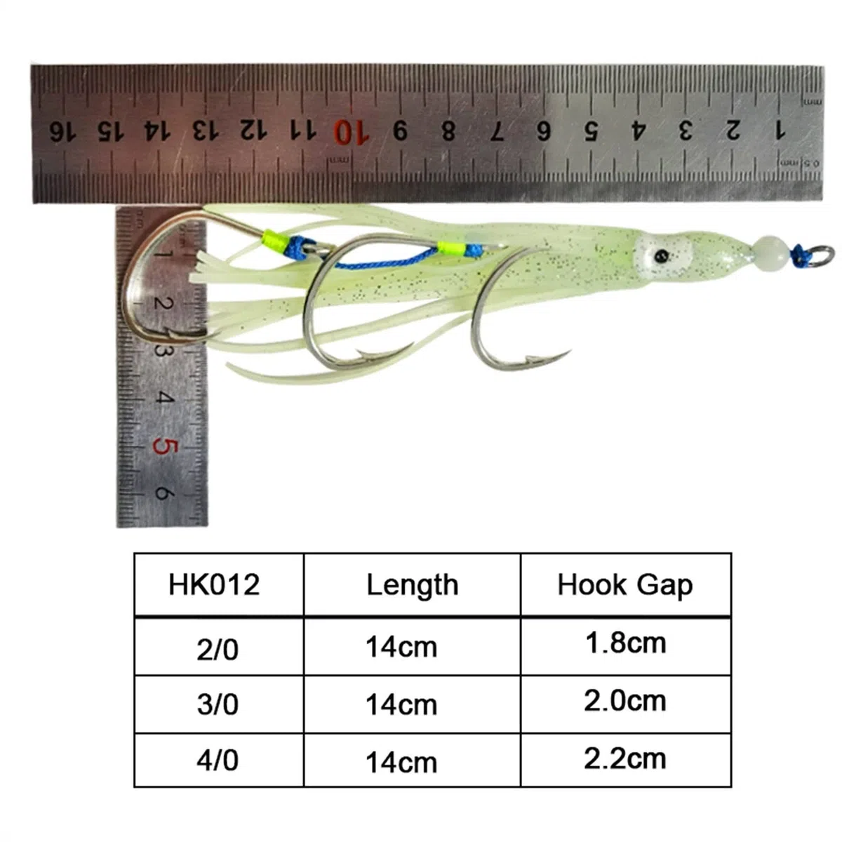 moisture Set di Ami da Pesca Circolari Portatili Jigging Assist Ganci Tai gomme Silicone gonne filamenti Nastri for Le Code Code Maschere Set di Amo da Pesca (Model Number : 4-0, Size : 3 PCS)