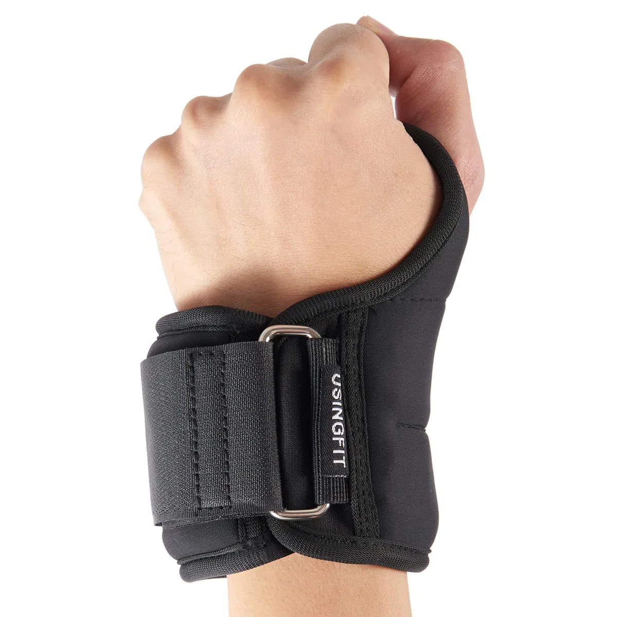 USINGFIT Polsiere Pesi Polsi Polso Braccia 2 * 0.5kg / 2 * 1kg Polsini Pesi Polsiera Polsiere Donna Wrist Weights Hand Peso Corsa Correre Palestra