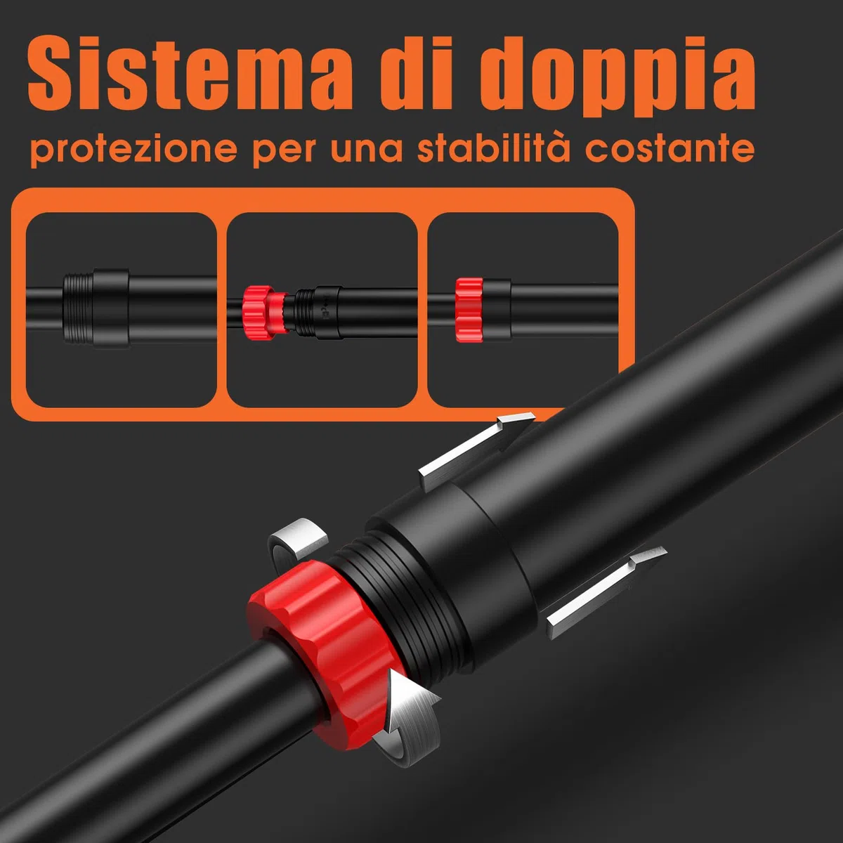 DH FitLife Barra per trazioni, telaio della porta senza viti, Pull up bar Doorway per avvitare, per allenamento di forza, barra per porta 72-92 cm, Carico 200kg, con livella a bolla