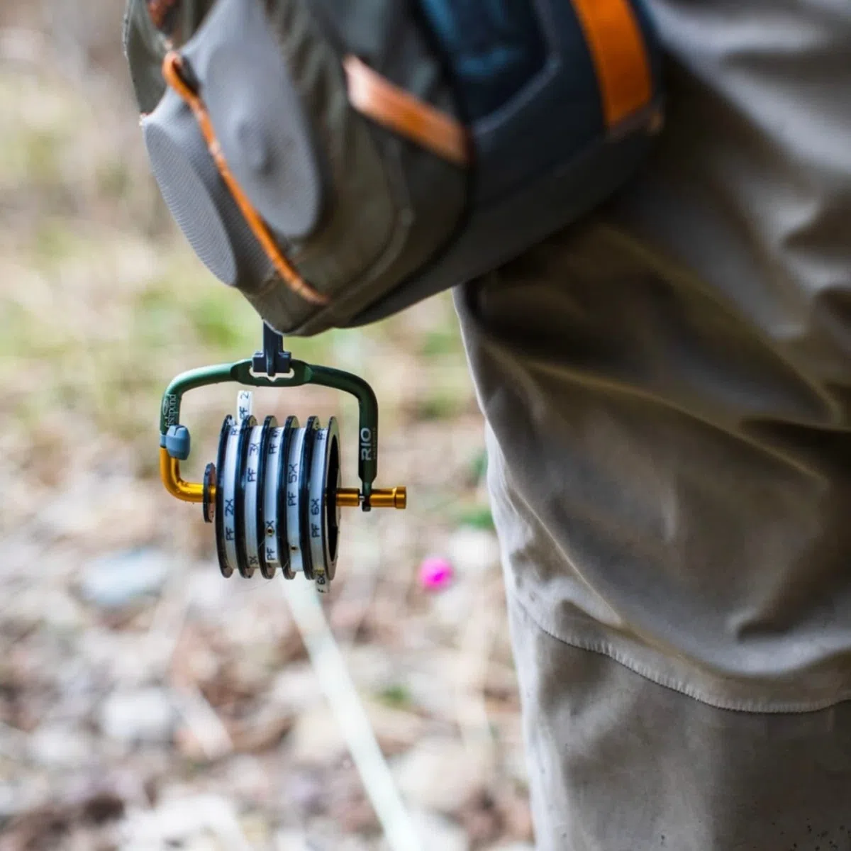 Rio Cancello per pesca a mosca con 2 x ~ 6X-PowerfleX-Tippet attrezzatura da pesca, trasparente