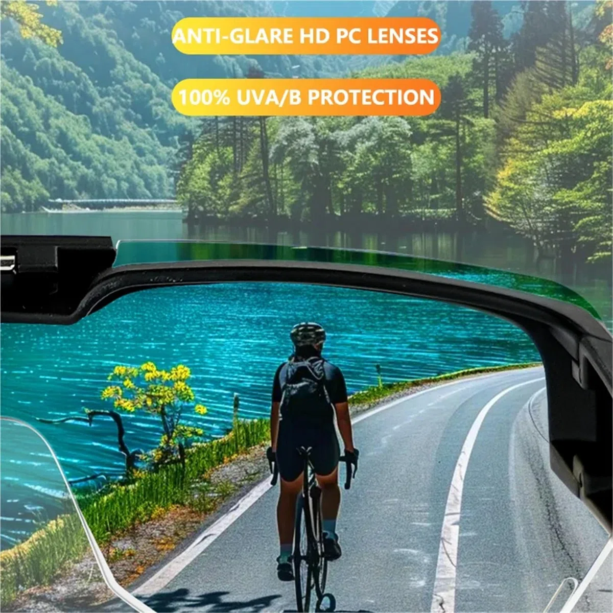 Occhiali da sole fotocromatici for ciclismo, protezione UV400, for guida, escursionismo, bicicletta Per Ciclismo, Corsa, Pesca, Guida