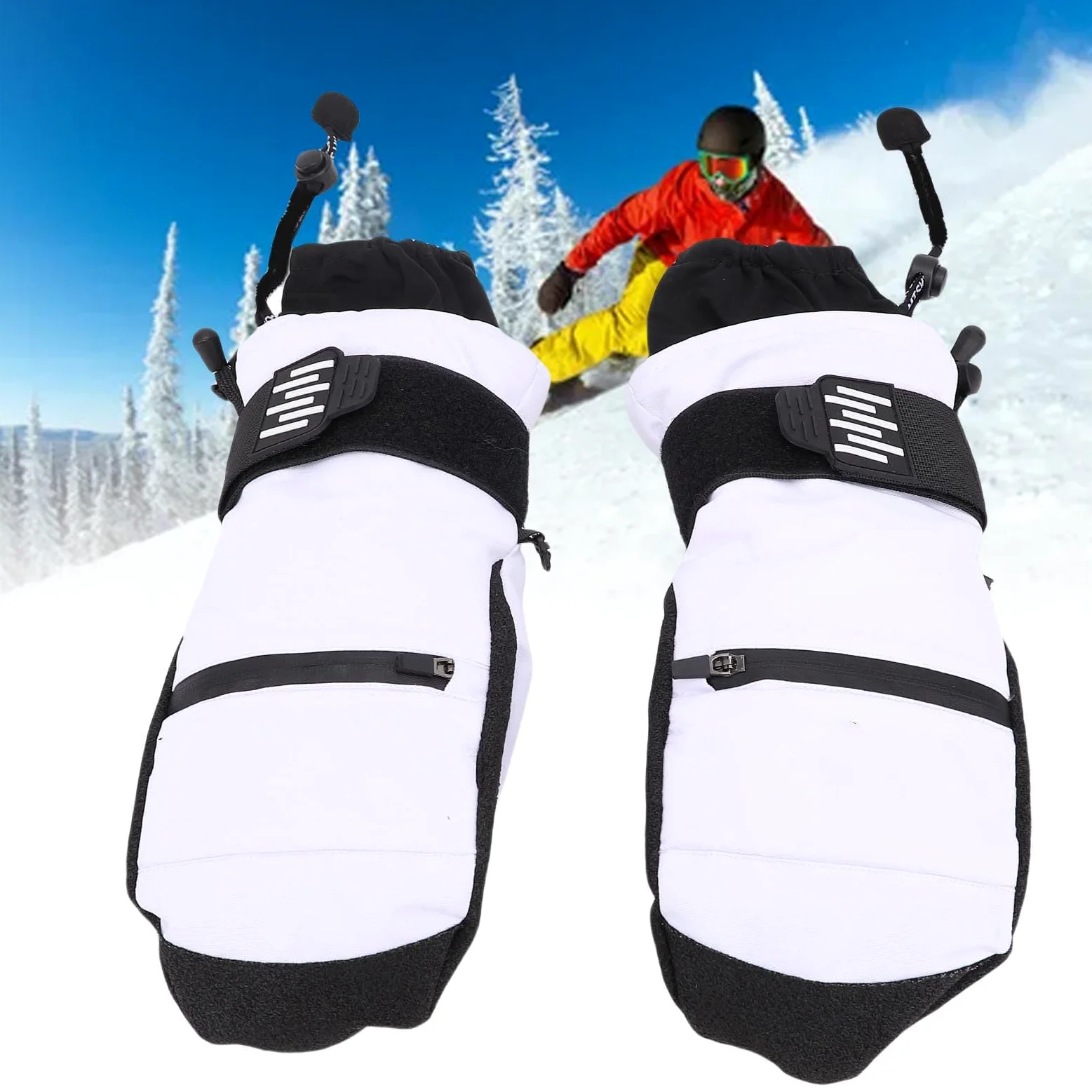 Skittens Guardie da Polso Impermeabili Guardie Snowboard Malvi in ​​bicicletta per Uomini Tessuto da Donna + Nylon + Eva