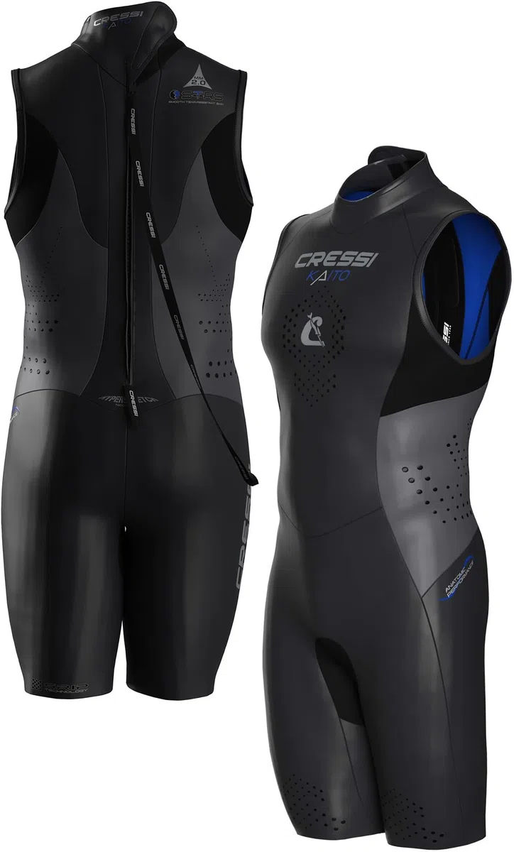 CRESSI Kaito 2mm Muta Shorty Uomo per Nuoto in Acque Libere e Piscina XL/5