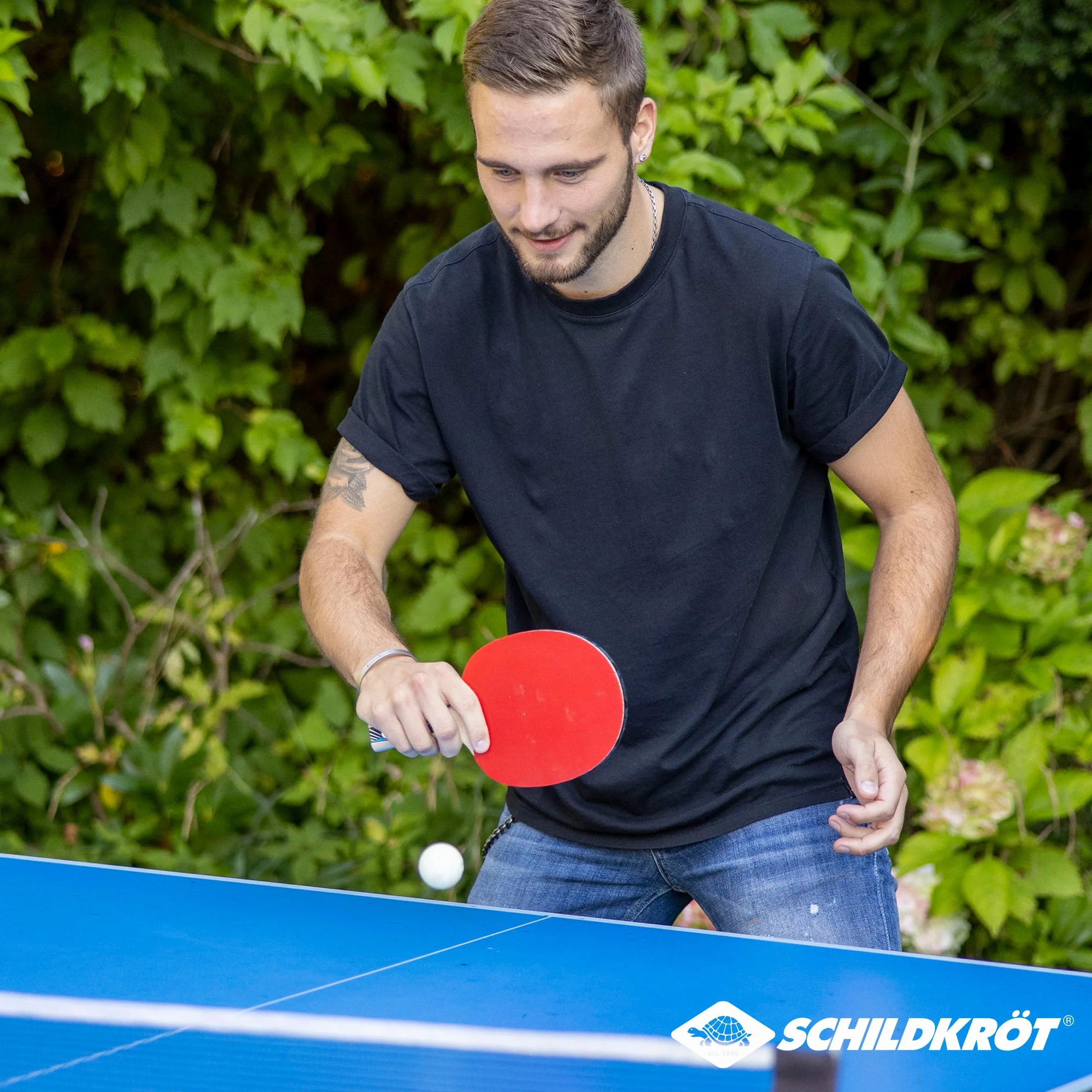 Donic-Schildkröt T-One 608522 - Pallone da Ping Pong in Poly 40+, 120 Pezzi, Colore: Bianco