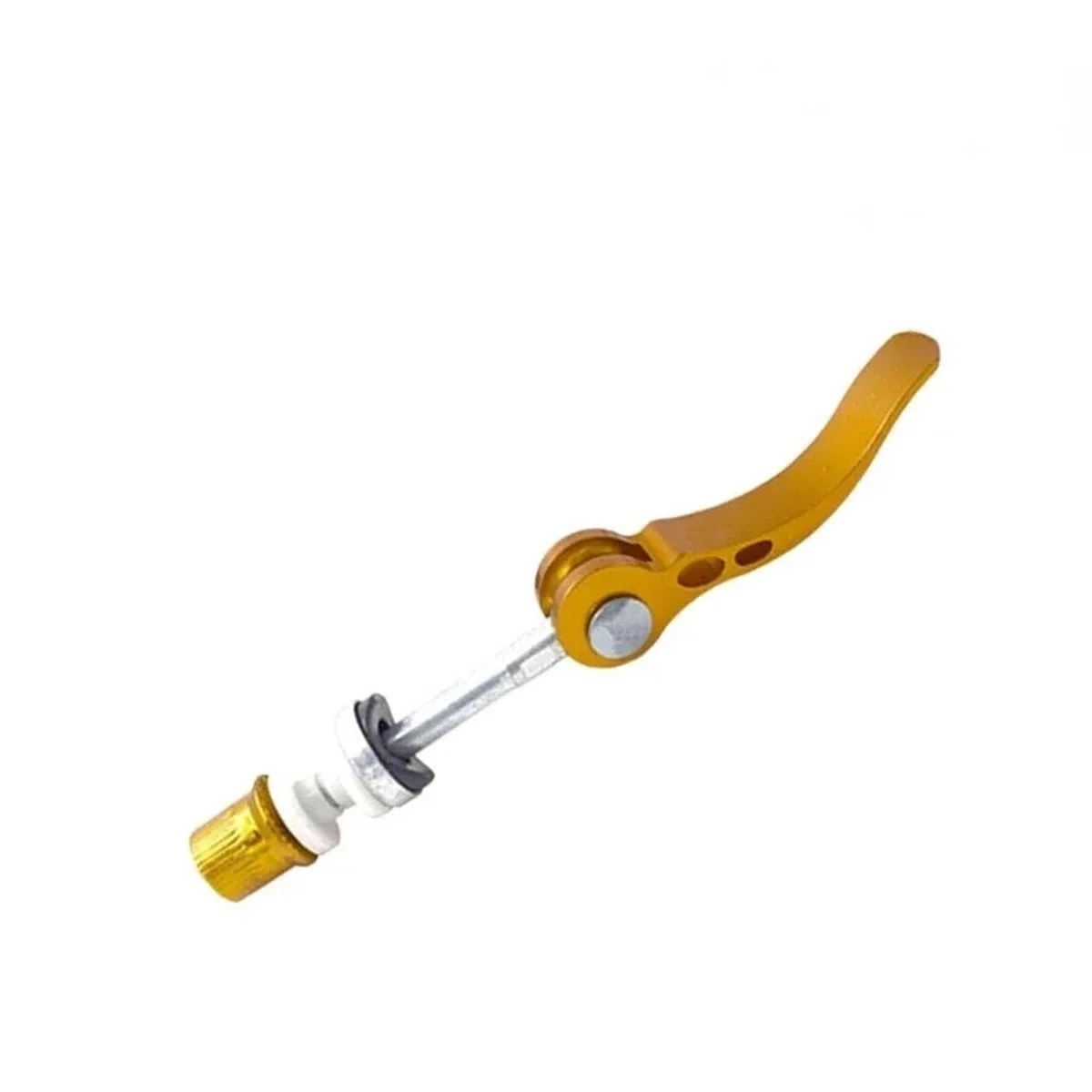 Vite a sgancio rapido per morsetto sedile 5 Pezzi Vite Di Serraggio Del Tubo Sella Della Mountain Bike Leva Sgancio Rapido For Montaggio Universale Design(5pcs Gold)