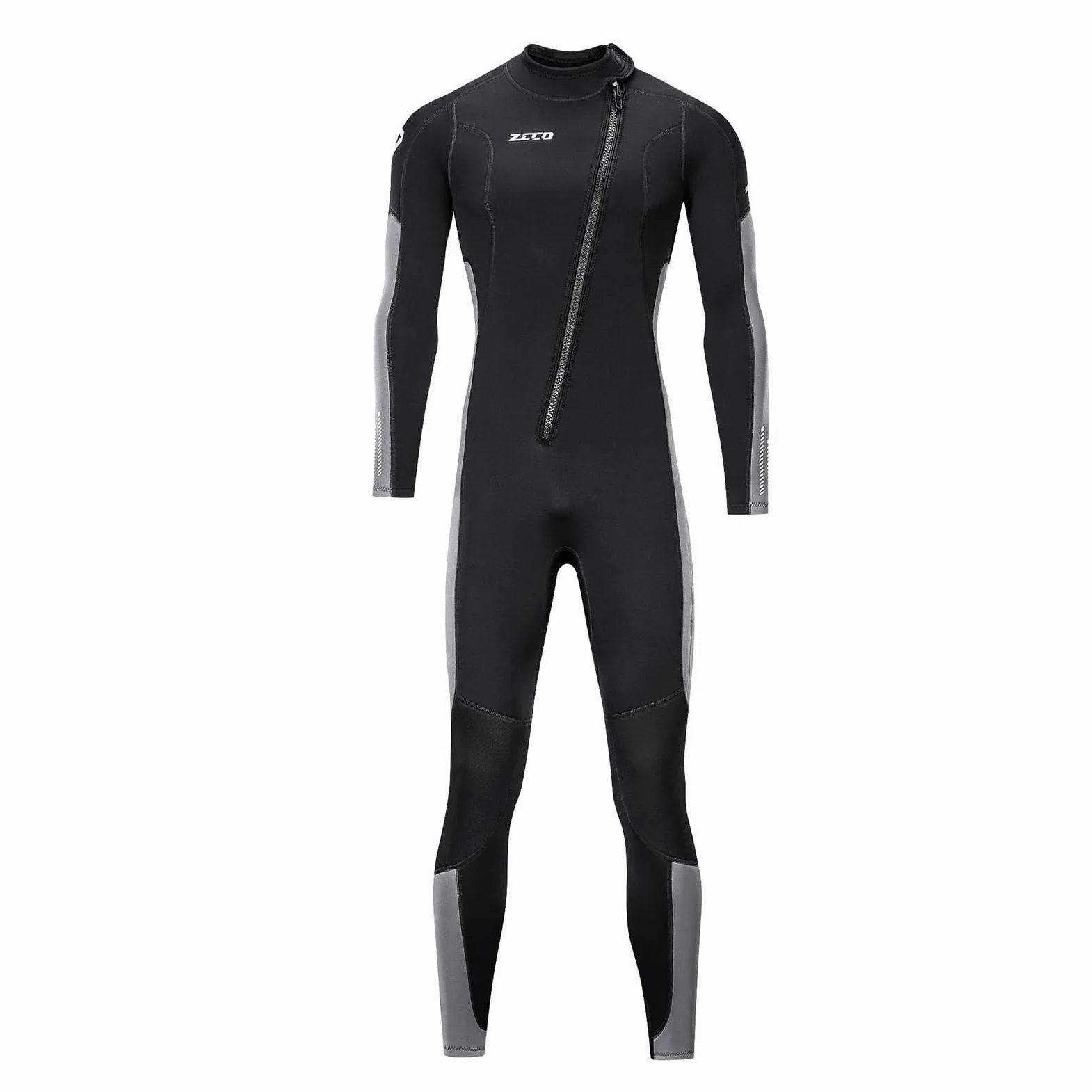 Muta da uomo e da donna, in neoprene, 3 mm, con cerniera frontale, per immersioni, surf, acqua fredda