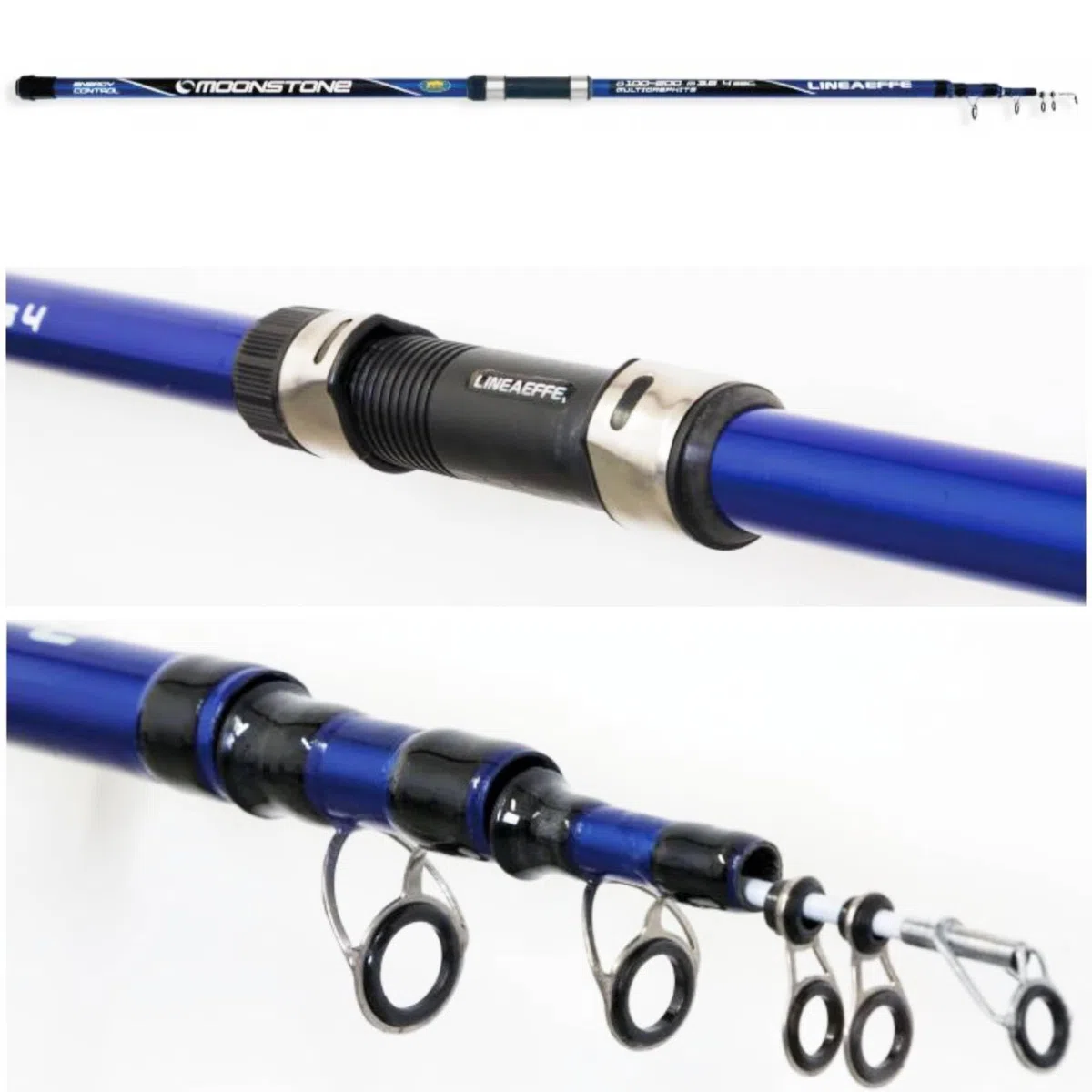 Canna Pesca Surfcasting mt. 4,20 Con Mulinello E Filo Kit Combo Mare