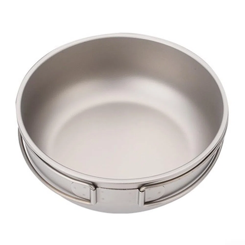 Padella ultraleggera in puro titanio per esterni, perfetta per cucinare (1200 ml)