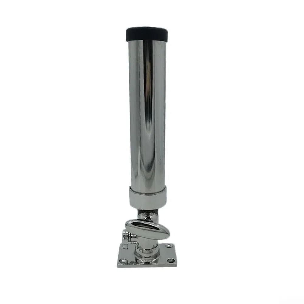 Porta canna da pesca, regolabile in acciaio inox 316 | Monte, Base quadrata stabile per barca Marine Yacht per kayak per canoa Rafting Accessori