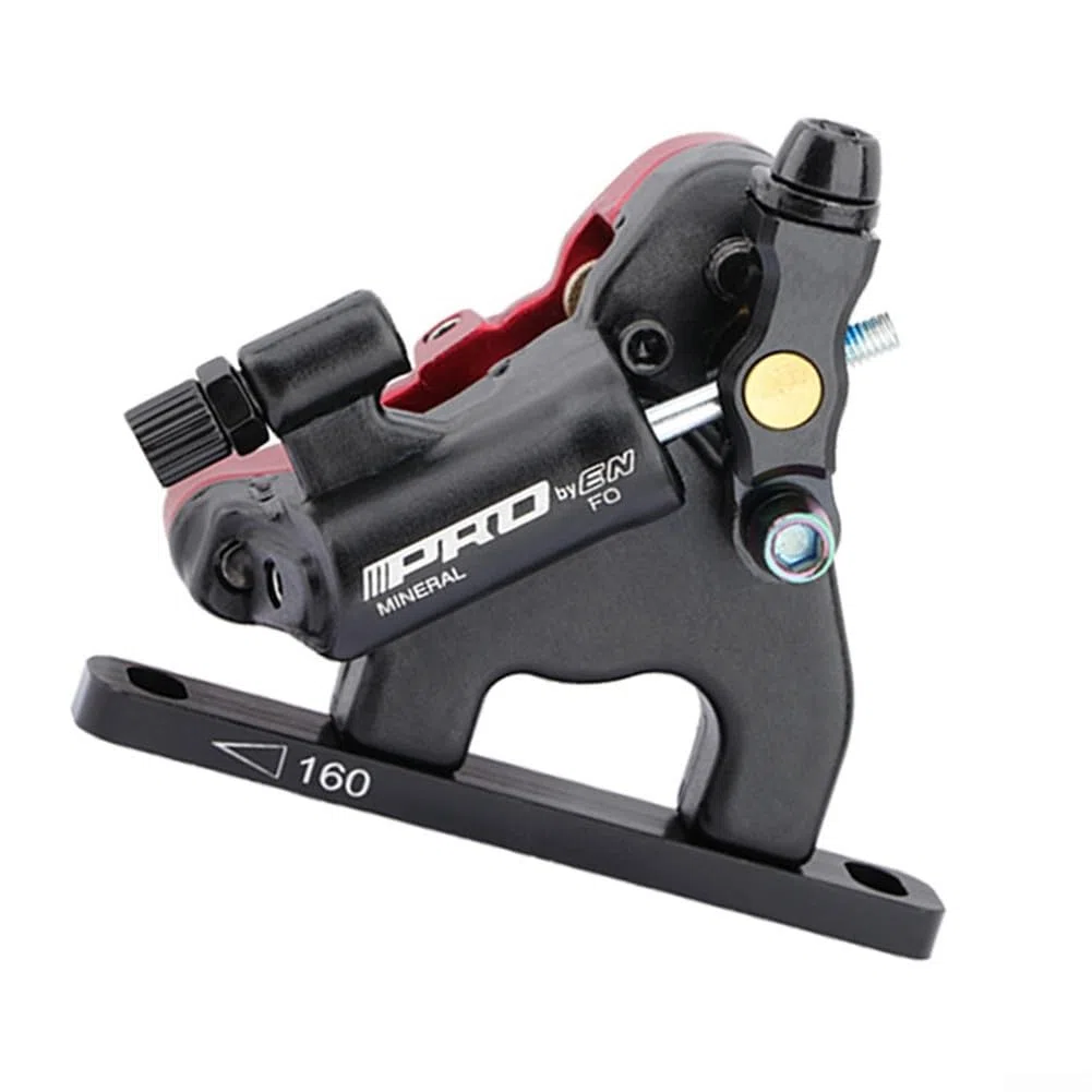 Pinza freno idraulica leggera per bici da strada design meccanico con finitura ossidata (anteriore e posteriore)