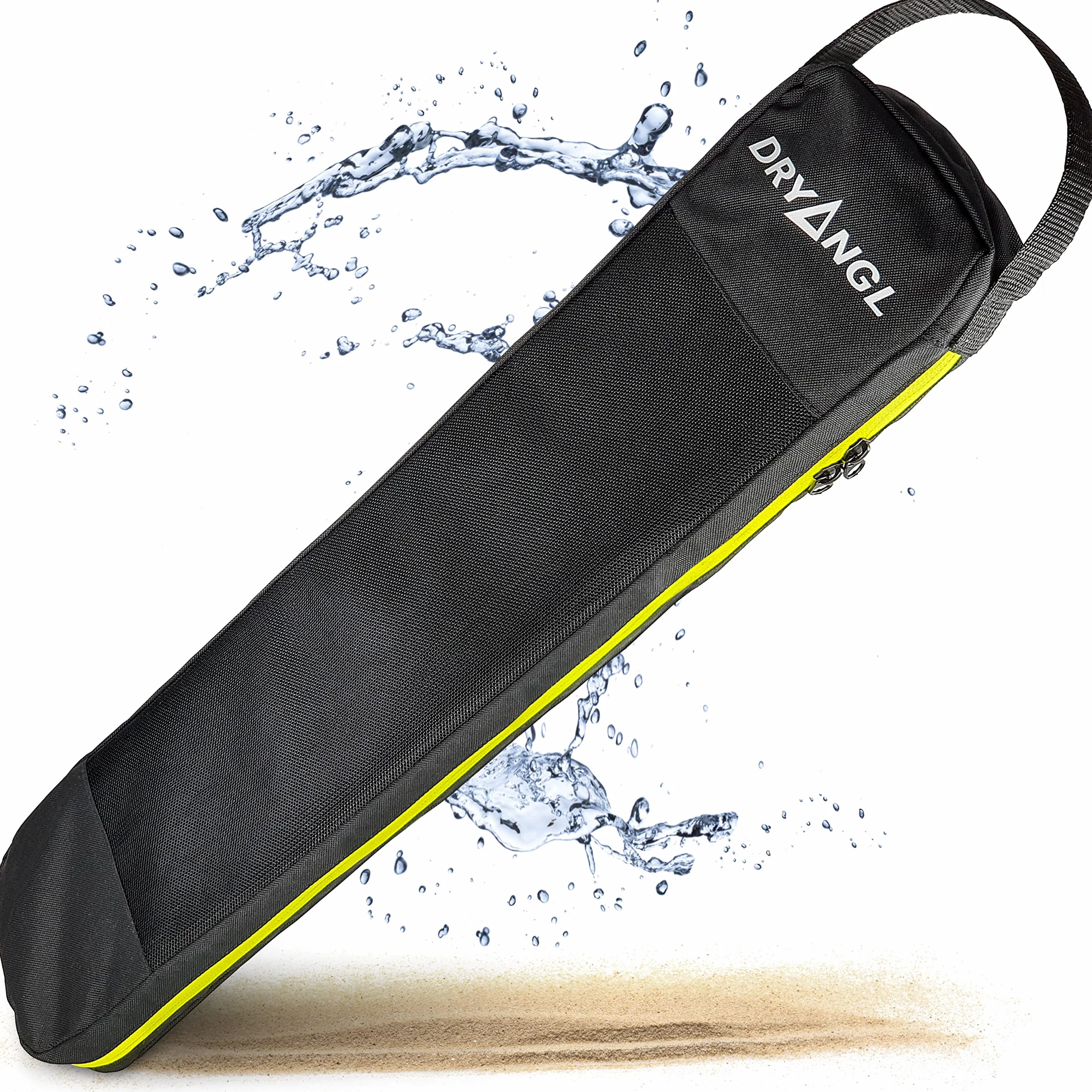 Borsa di protezione per barra kitesurf, con cerniera su entrambi i lati e inserto in rete traspirante, pratica maniglia a fettuccia e passante per appenderla. Kite control bar bag, 60x12x4,5cm