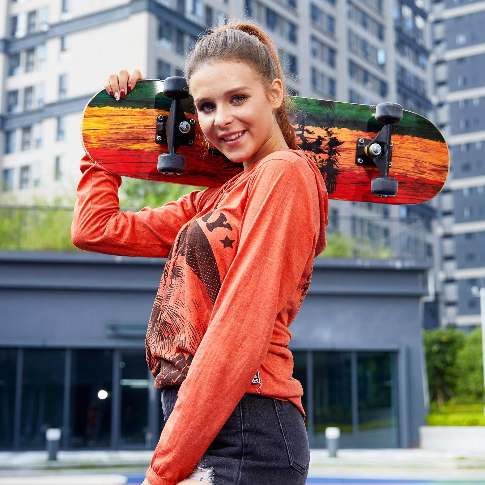 WeSkate Skateboard - Skateboard Unisex Bambini Adolescenti Adulti