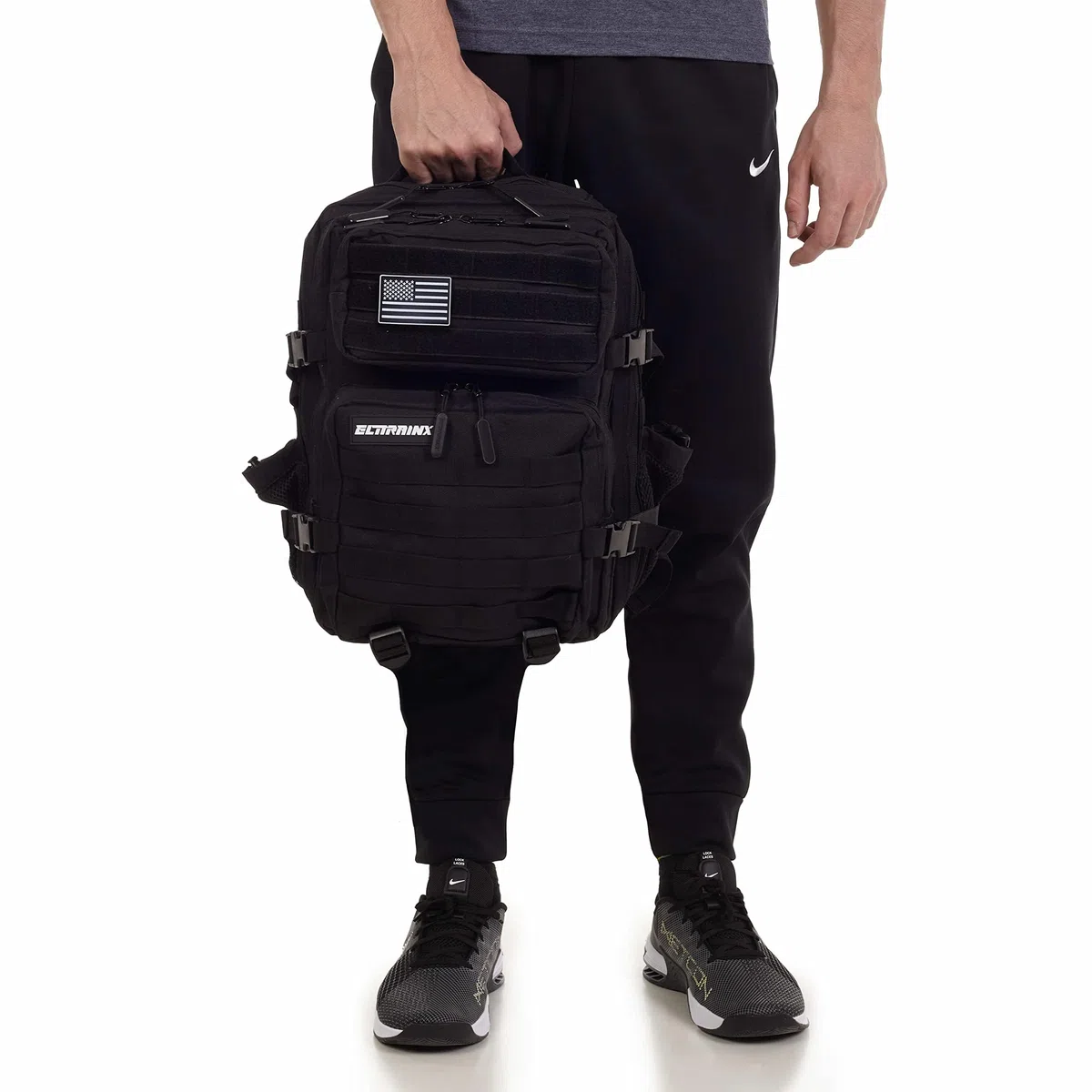 ELITRAINX Zaino tattico militare impermeabile 25 litri per sport, cabina di aereo, palestra, attività all'aperto, cross training di ELITEX TRAINING