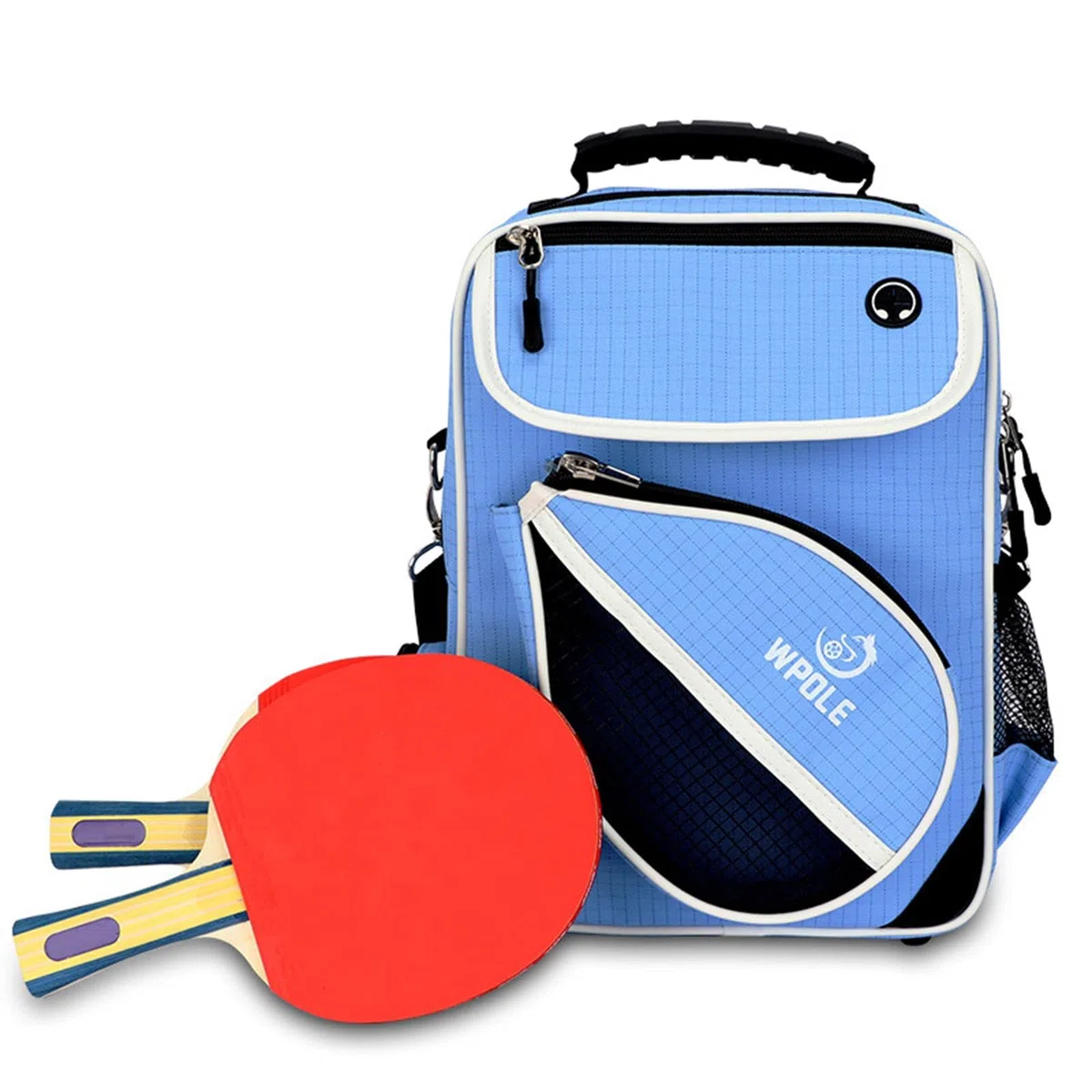 Borsa a Tracolla di Grande capacità per Racchetta -Pong, Resistente all'Acqua, Realizzata in Robusto Tessuto Oxford, Ideale per Allenamento