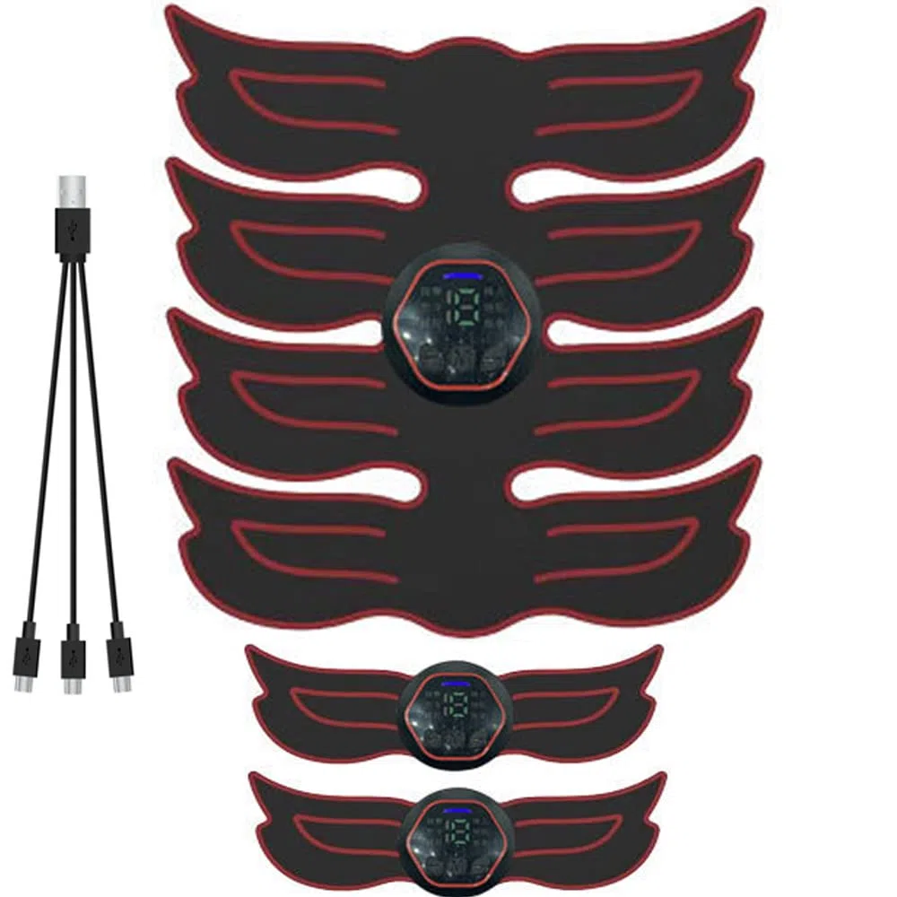 XININ 6 modalità ABS ABS Addominal Muscle Trainer Smart Digital Display Digitale Ricaricabile Addominal Muscle Stimolatore EMS Massage Belt Belt Home Belt Fitness
