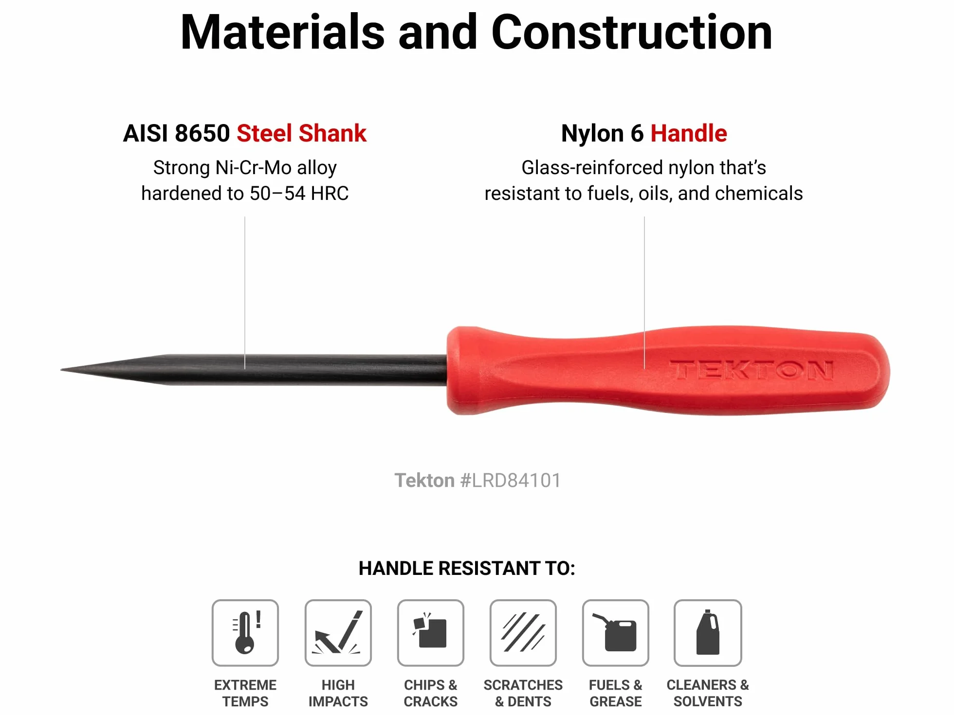 Tekton LRD90805 Set di mini leve da 1/4” (3 pezzi), prodotto negli Stati Uniti