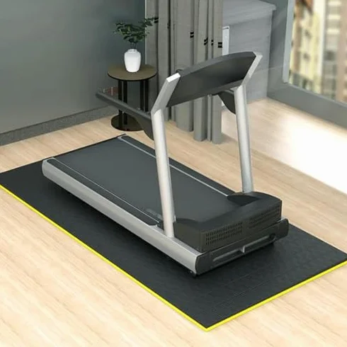 Tappetino in EVA ad alta densità per attrezzature da allenamento, riduzione del rumore e antivibrazioni, 8 piedini antiscivolo, perfetto per allenamenti in palestra a casa