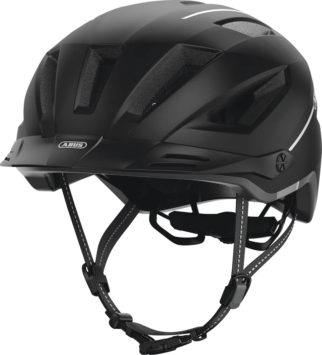 ABUS Pedelec 2.0 MIPS city - casco da bici con luce posteriore, visiera, parapioggia e protezione antiurto MIPS - per uomo e donna | Casco Unisex con MIPS, chiusura magnetica Fidlock, sistema Zoom Ace e luce LED a 180 gradi