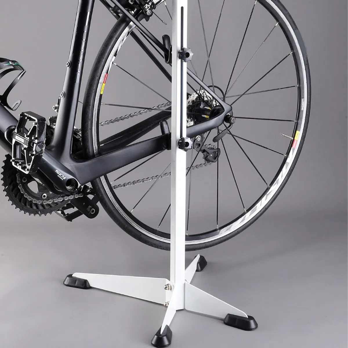 Generisch Cavalletto da pavimento, supporto per bicicletta, regolabile | per riparazioni e manutenzione, per mountain bike, biciclette pieghevoli