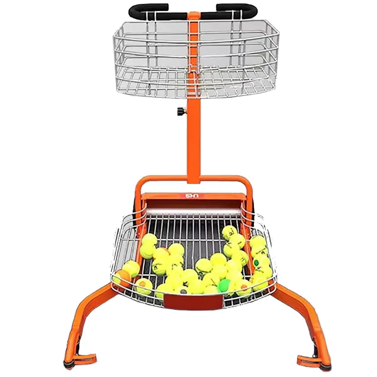 Raccoglitore automatico di palline da tennis, efficiente carrello multifunzione per un facile recupero su campi e palestre