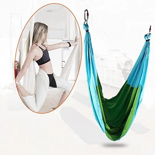 Amaca Yoga Aerea Amaca Yoga di Alta Qualità Altalena Aerea Yoga Sciarpa per la Forma Fisica e il Sollievo dello Stress, Amaca Inclusa