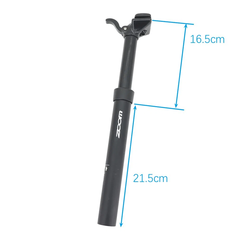 Tubo Sella Bici Dropper SeatPost Manual di Controllo LIVATORE A Leva Altezza Regolabile Post Post Hydraulic BICYTLE 100mm Viaggio 375mm 30.9 31,6 mm MTB.(31.6mm)