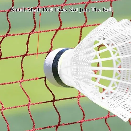 Rete portatile da badminton da tennis, pieghevole, per interni ed esterni, con zaino, perfetta per allenamento atletico e giochi ricreativi