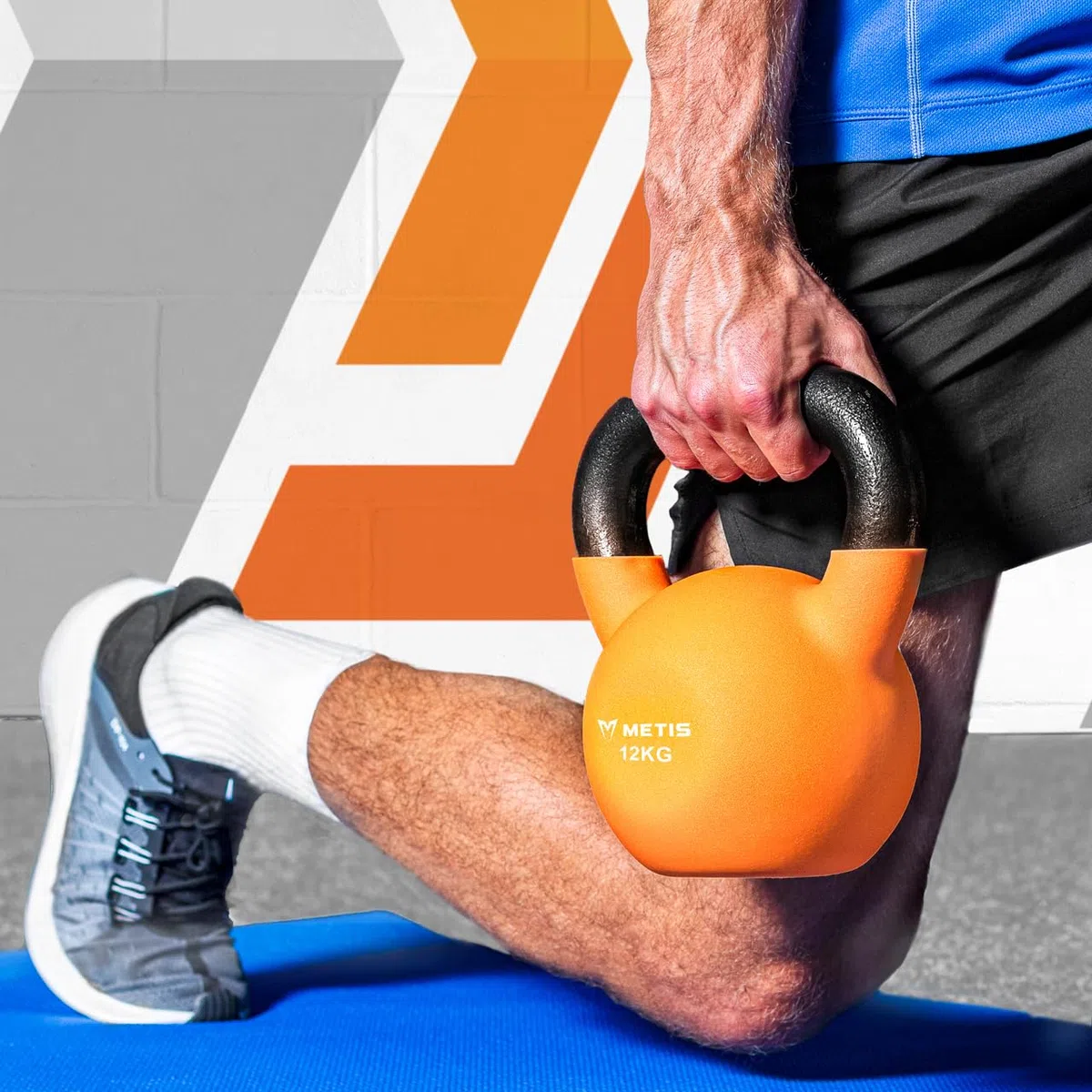 METIS Kettlebell in Neoprene | 4 kg-28 kg | Allenamento A Casa e Palestra