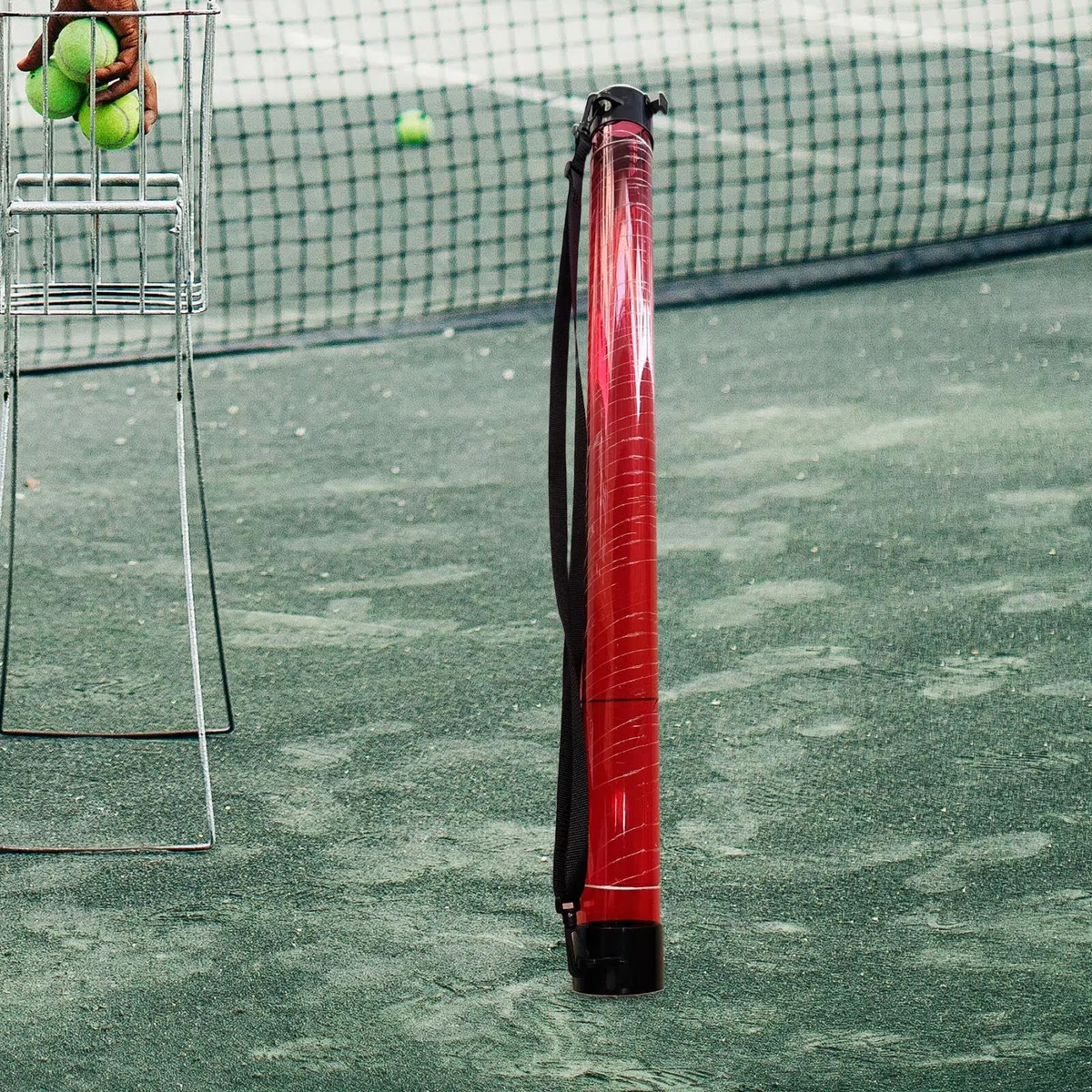Raccogli Palline da Tennis, Tubo, Supporto Leggero E Portatile, Raccogli Palline da Pickleball per Allenamento in Club, Viaggi E attività All'aper