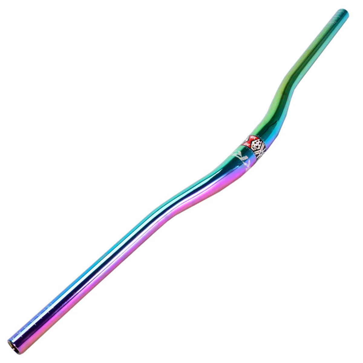 Manubrio colorato per Bicicletta MTB 31,8 mm x 780 mm AM XC DH Downhill Racing Bike Rise Rainbow Manubrio