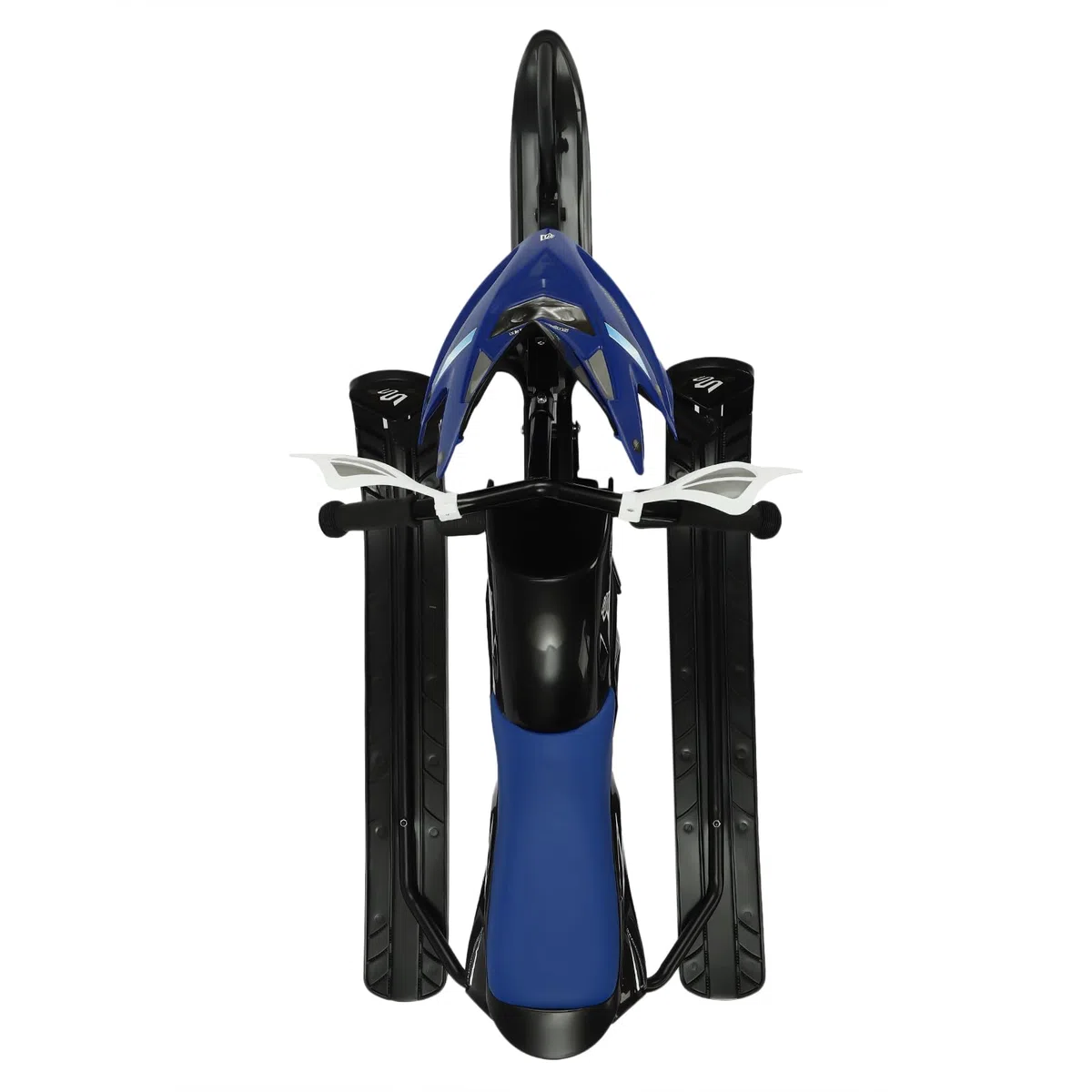 Slitta da neve sterzo per bambini con freno a pedale a 3 sci e sedile regolabile, robusto telaio in acciaio, portata 80 kg, perfetto regalo invernale per avventure sulla neve