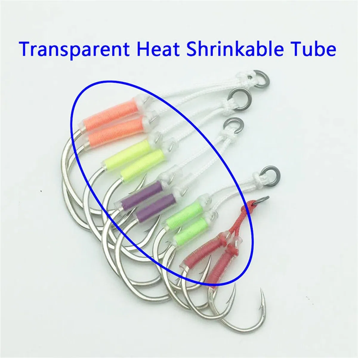Amo da pesca 10pcs Assist Doppio Assist Barbed Hook High Carbon Steel Slow Jigging Ganci da pesca Mare Speed ​​Metal Jig BaitHook Ami da pesca mare ( Color : Bright green , Model Number : 6-0 )