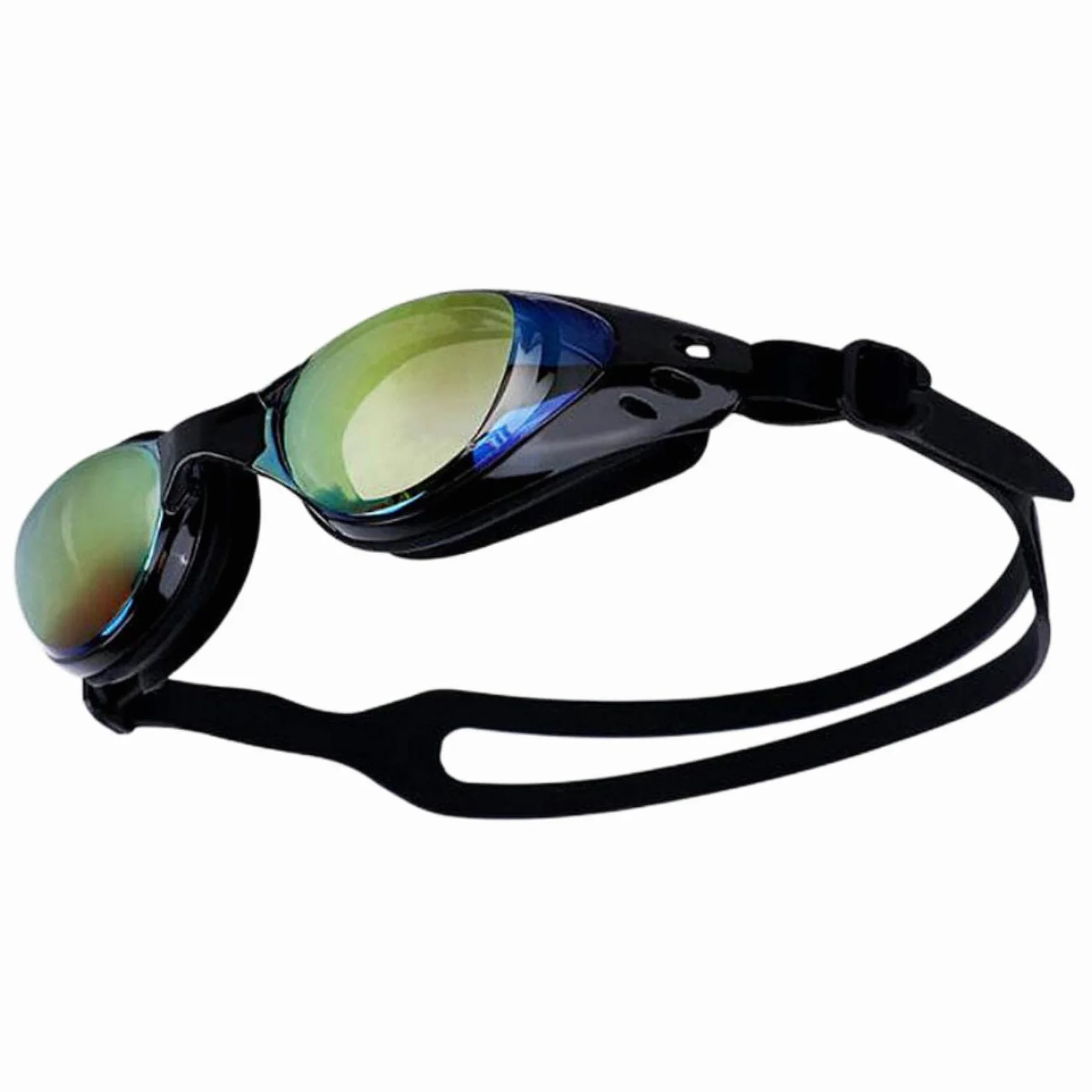 Occhiali da bagno, Occhiali da nuoto professionali antiappannamento UV regolabili for uomo e donna, impermeabili, in silicone, for immersioni, piscina, occhiali for adulti