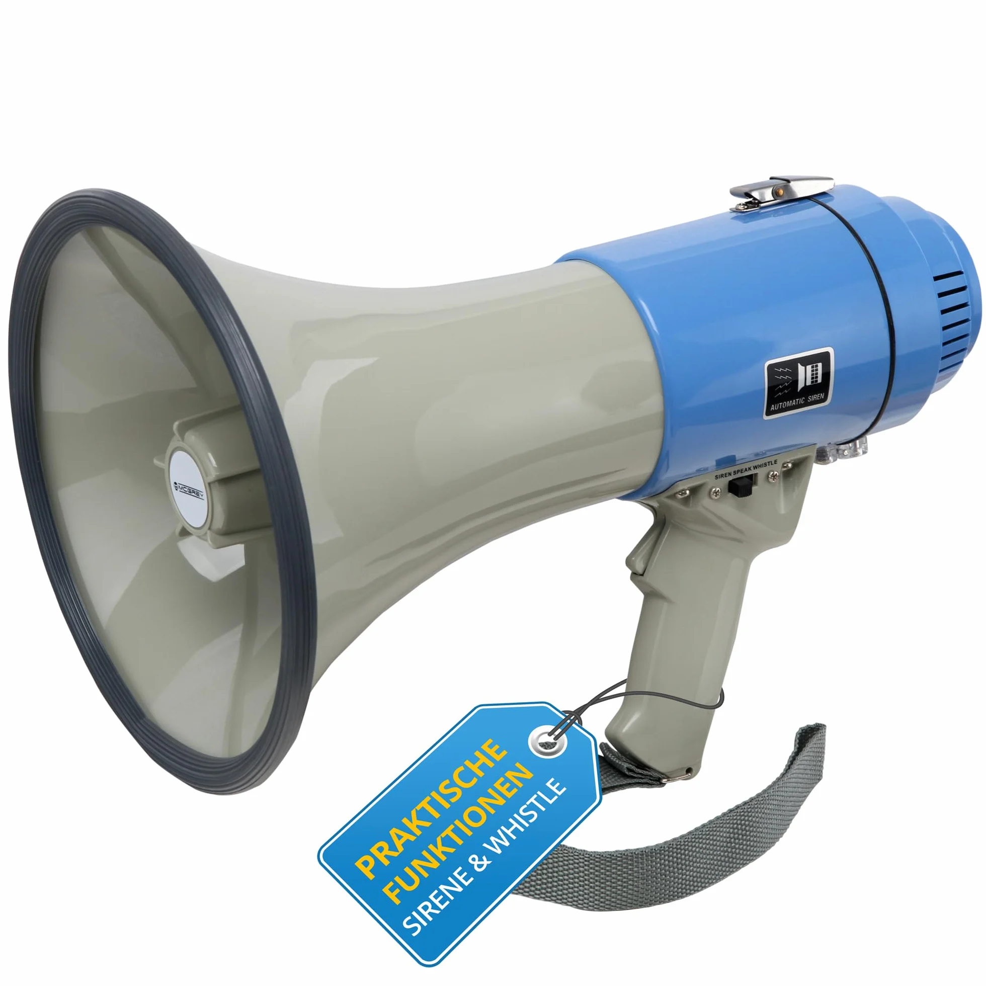 McGrey MP-200S Megafono, max. 60 Watt, 1000m
