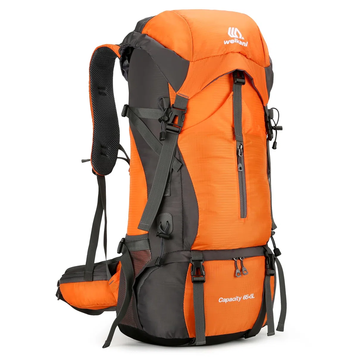 HUIOP Zaino da escursionismo da 70 litri Zaino da campeggio da arrampicata resistente all'acqua Zaino da viaggio con copertura antipioggia,zaino